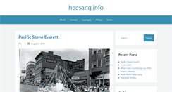 Desktop Screenshot of heesang.info